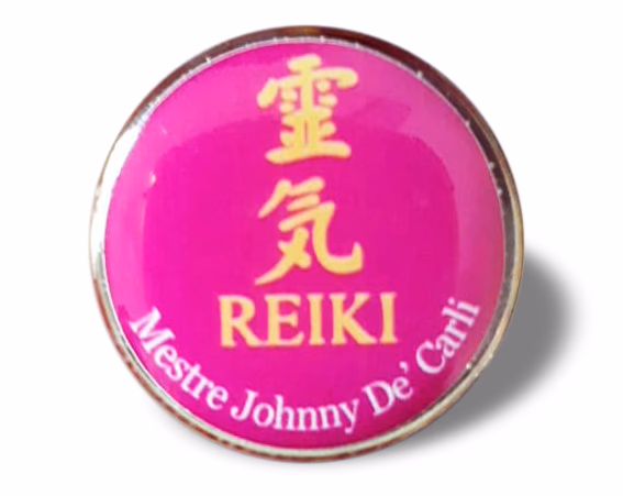 Broche com o Ideograma do Reiki